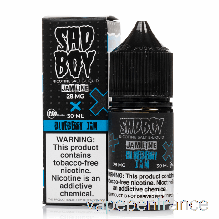 Confiture De Myrtilles - Sels De Sadboy - Stylo Vape 30ml 28mg